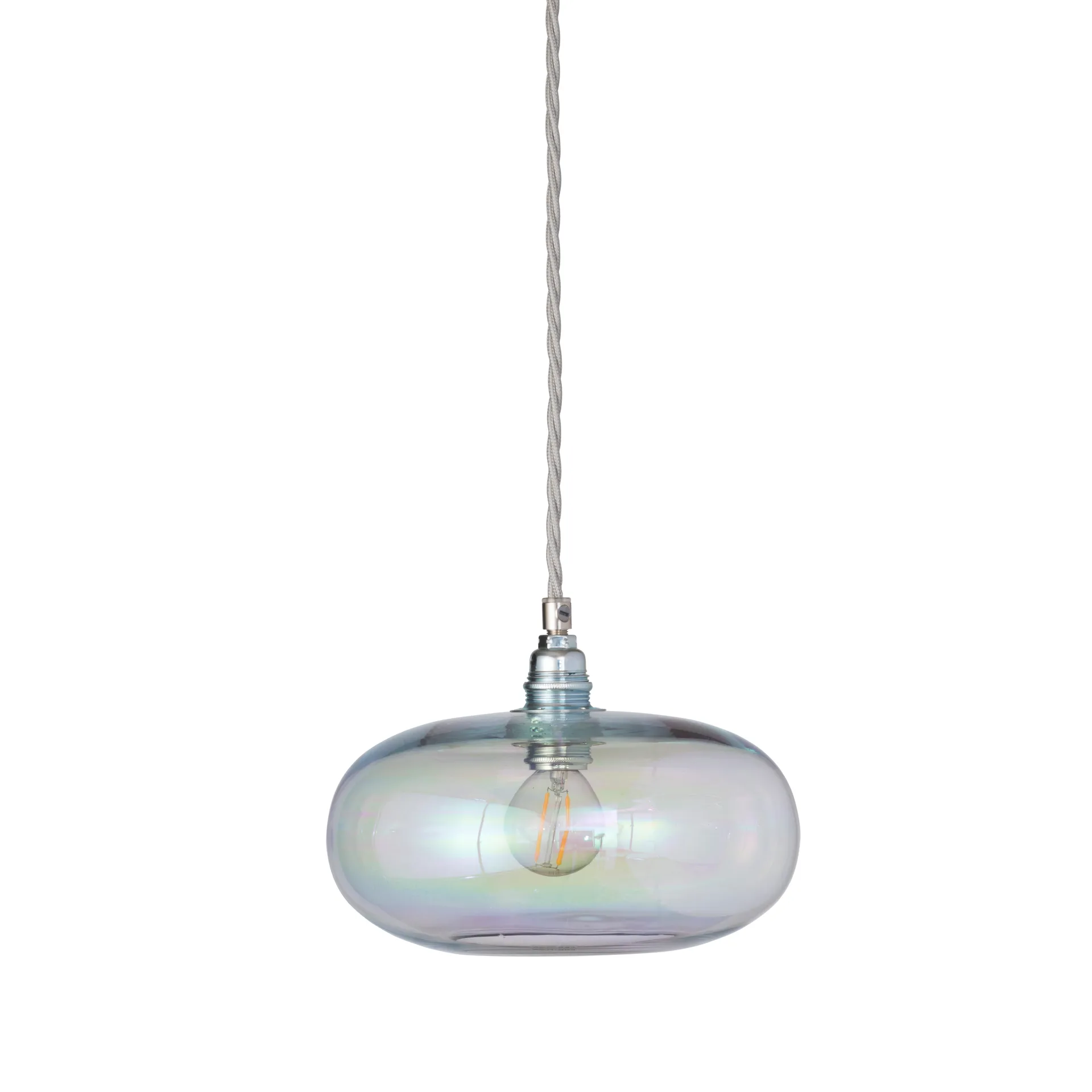 EBB & FLOW Lampe à suspension Horizon Ø Chameleon-argent