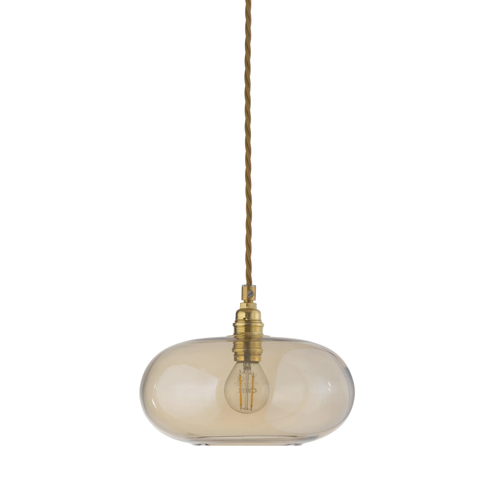 EBB & FLOW Lampe à suspension Horizon Ø Golden smoke