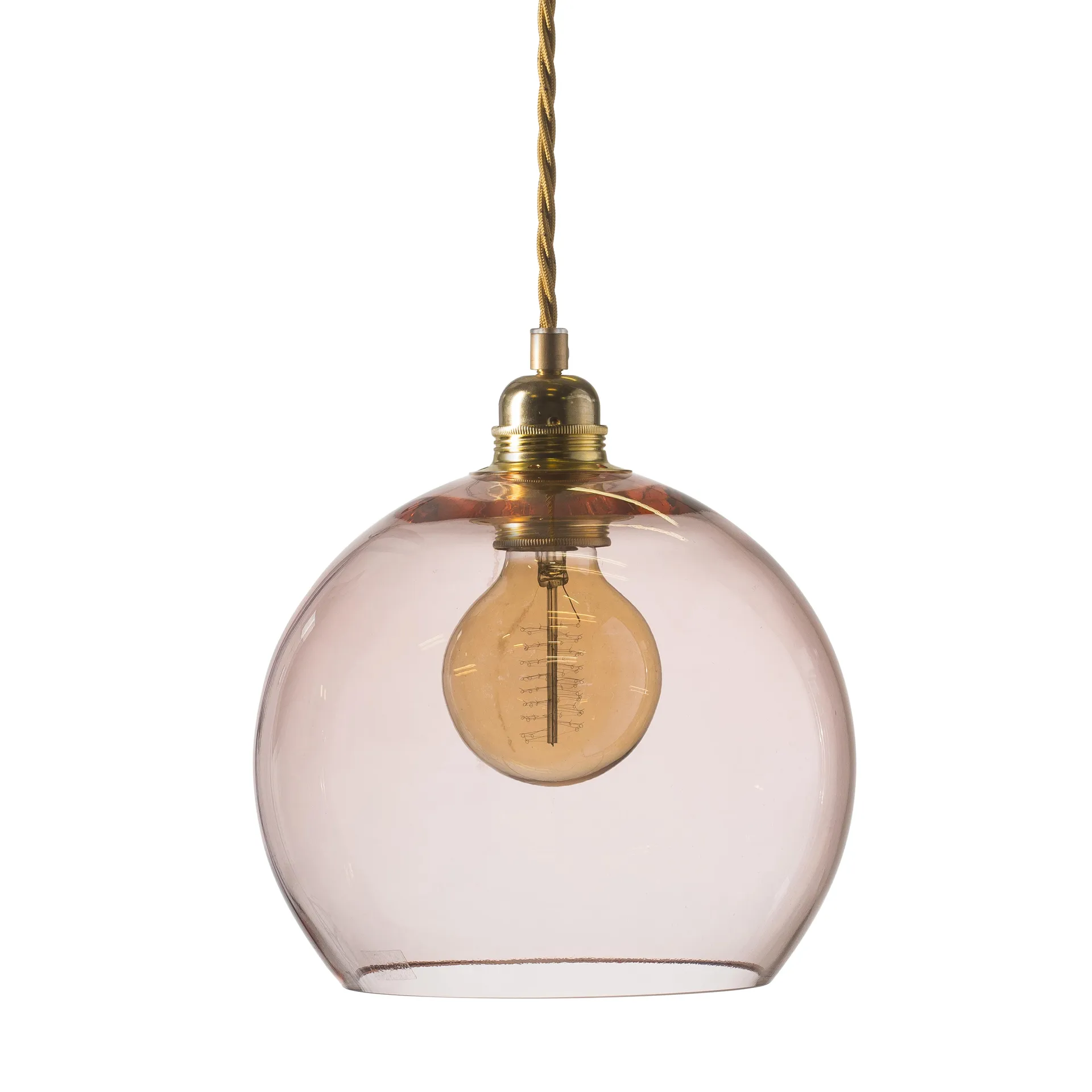 EBB & FLOW Lampe à suspension Rowan M, Ø bright coral