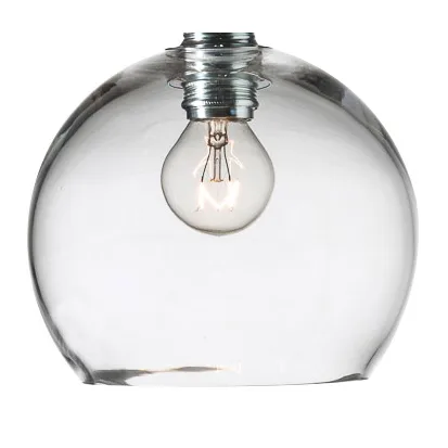EBB & FLOW Verre de remplacement pour lampe à suspension Rowan 15,5 cm Transparent