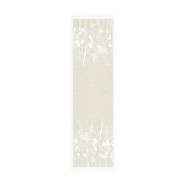 Airy bordslöpare 50x150 cm, Oblekt