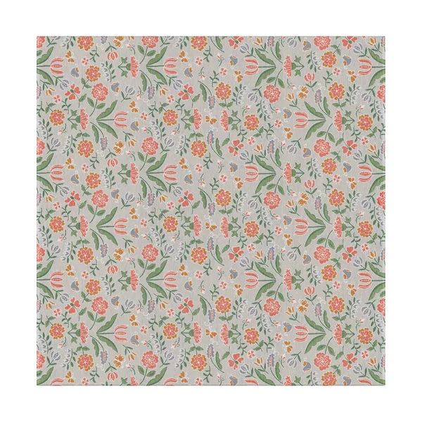 Blomglänta bordsduk 145x145 cm, Multi