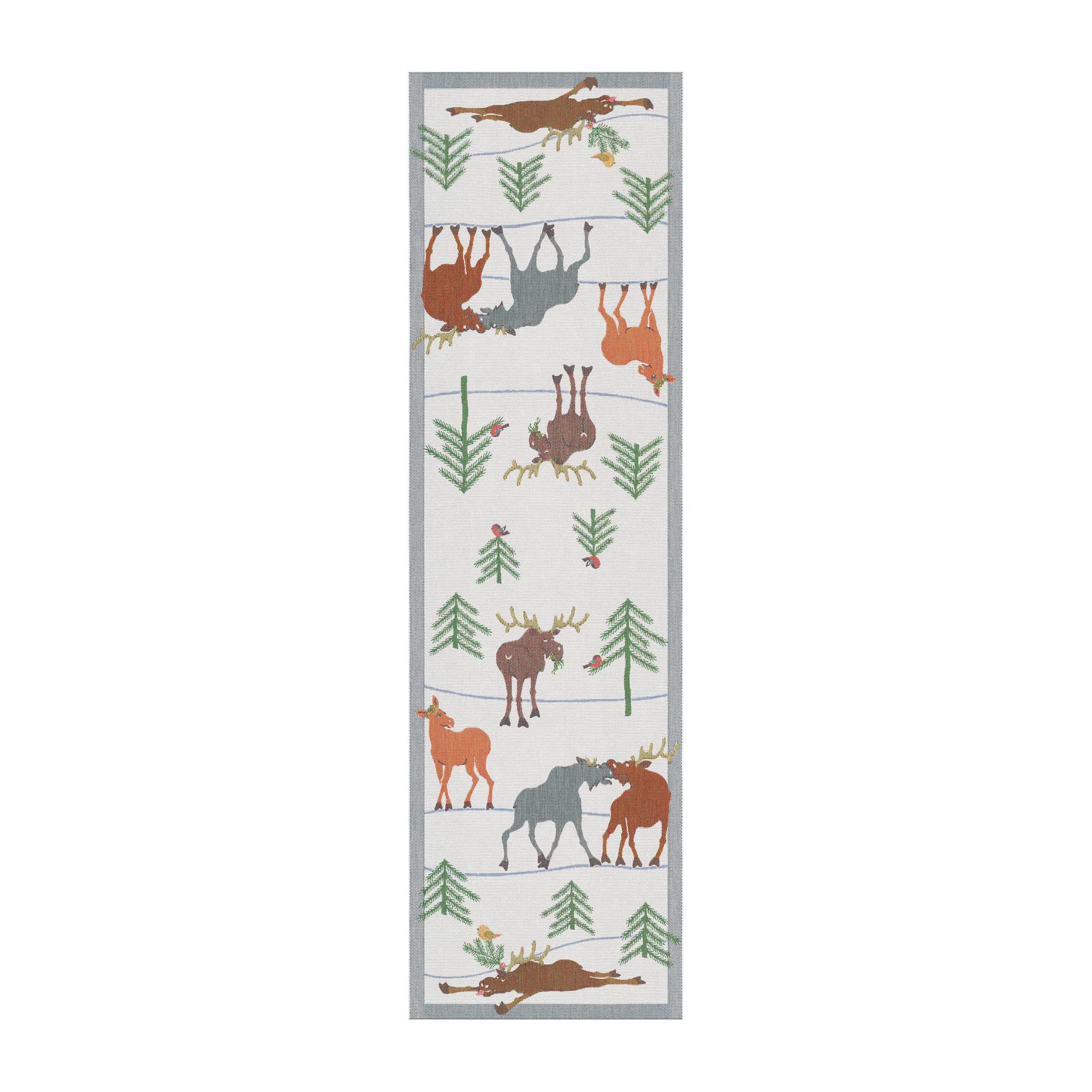 Ekelund Linneväveri Chemin de table Clumsy moose cm