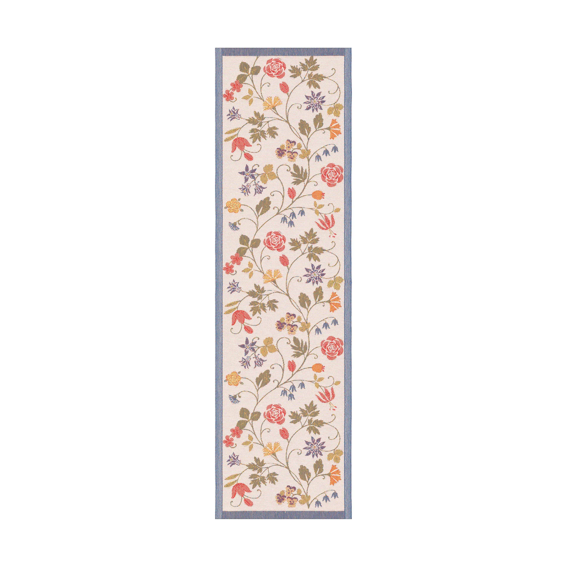 Ekelund Linneväveri Chemin de table Flower cm Multi
