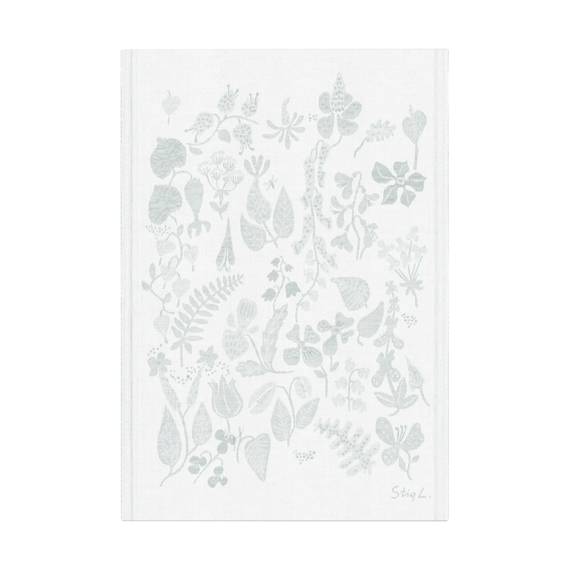 Ekelund Linneväveri Herbarium viskestykke 35x50 cm Grå