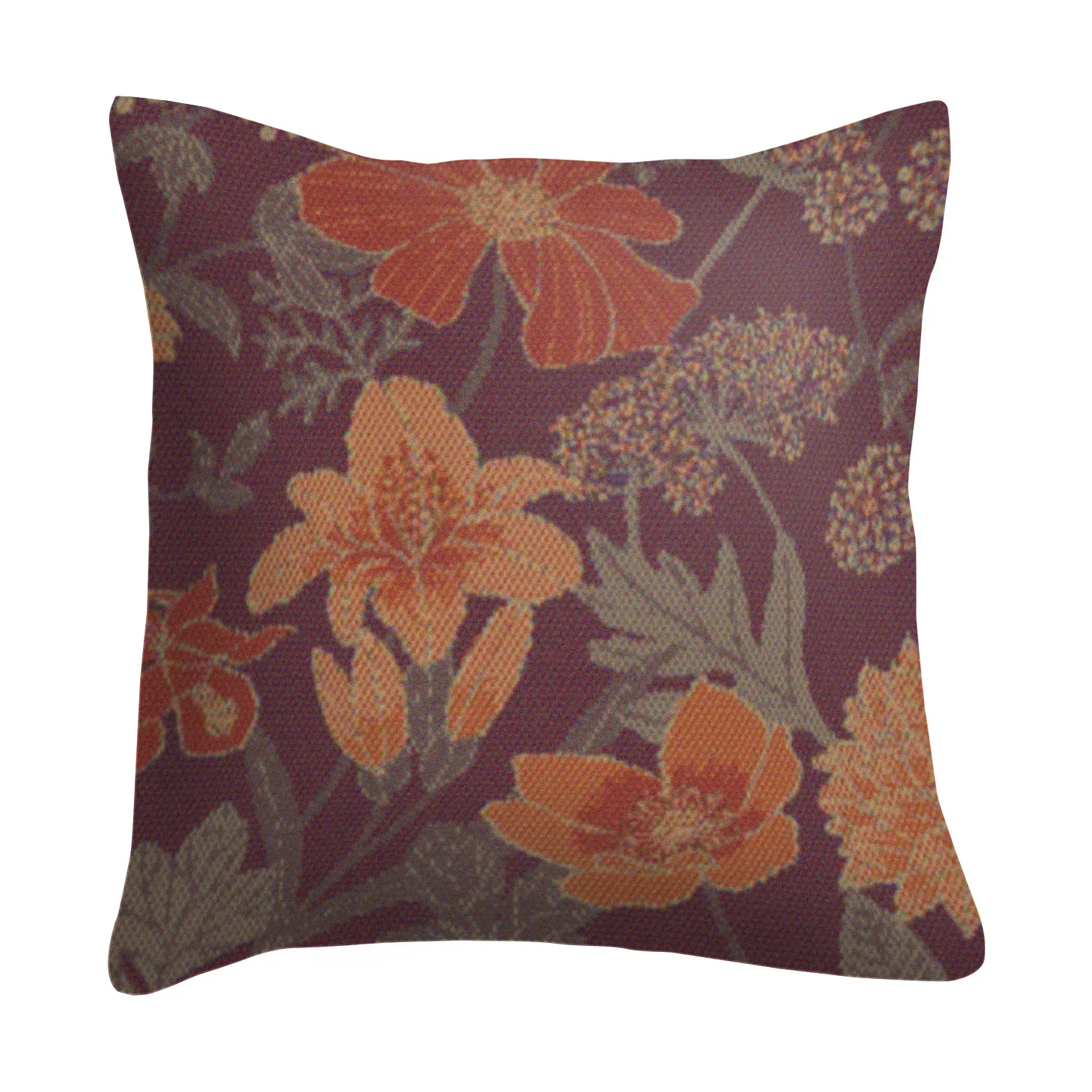 Ekelund Linneväveri Housse de coussin Soft cm Marron