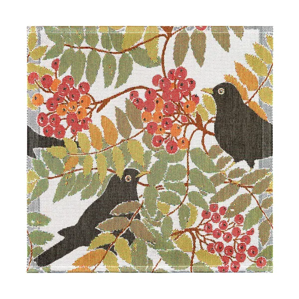 Koltrast tygservett 35x35 cm, Multi