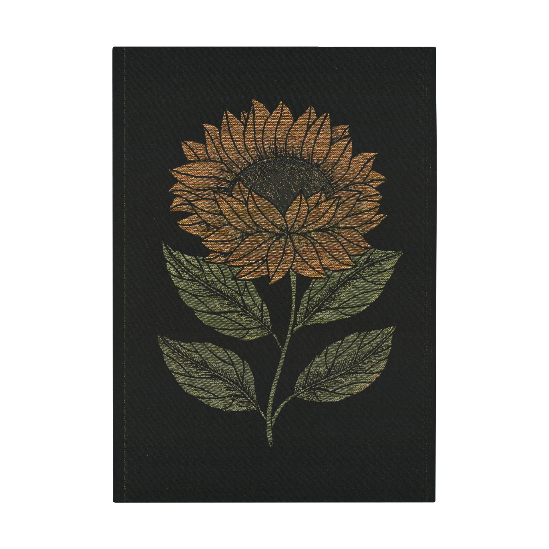 Ekelund Linneväveri Serviette de cuisine Helia cm Noir-jaune