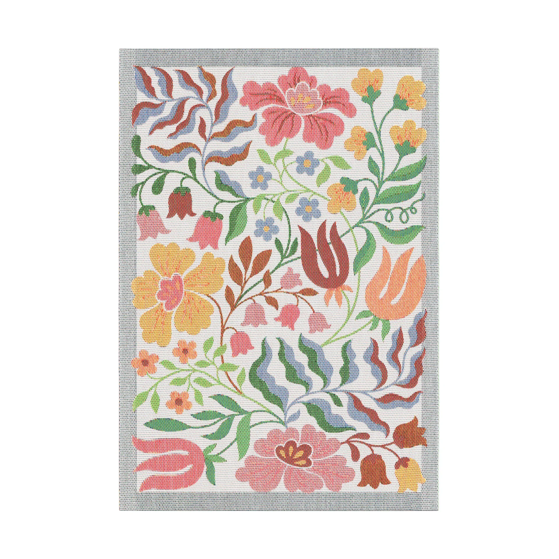 Ekelund Linneväveri Serviette de cuisine Meadow cm Multi