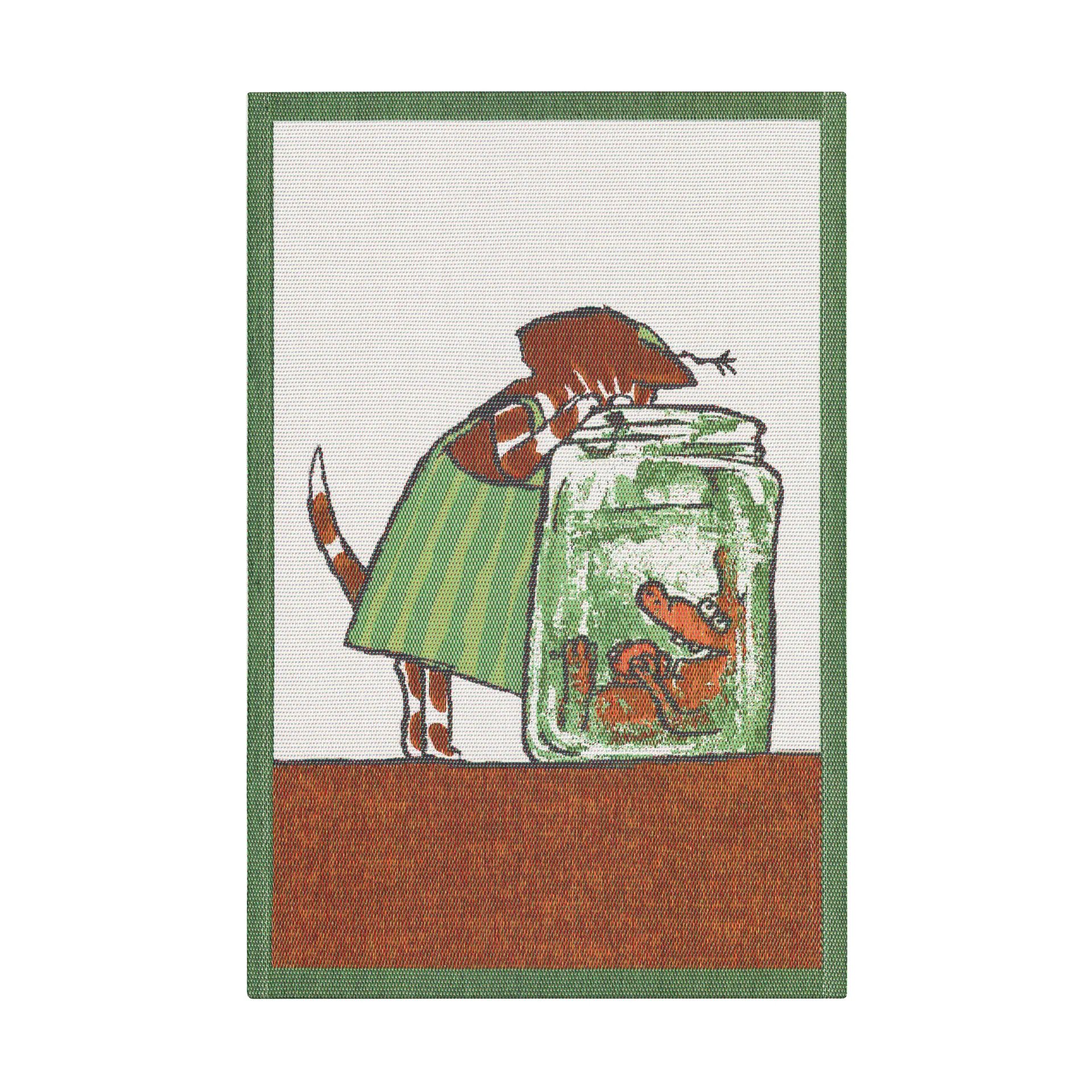 Ekelund Linneväveri Serviette de cuisine Pettson & Findus multi cm Curieux