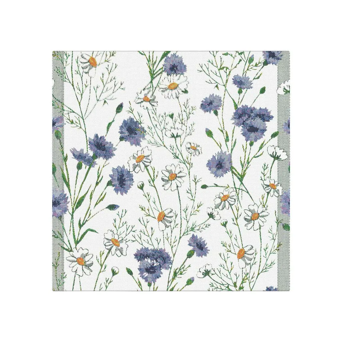 Ekelund Linneväveri Serviette Sommar cm Bleu