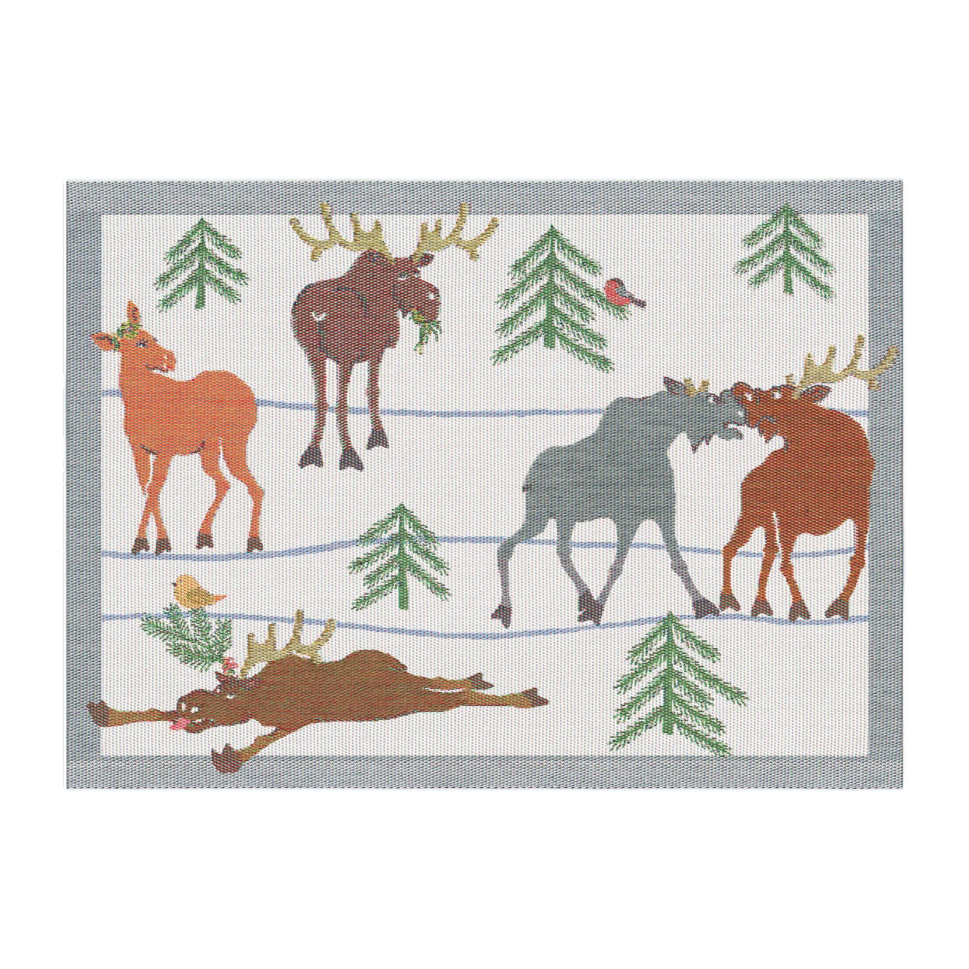 Ekelund Linneväveri Set de table Clumsy moose cm