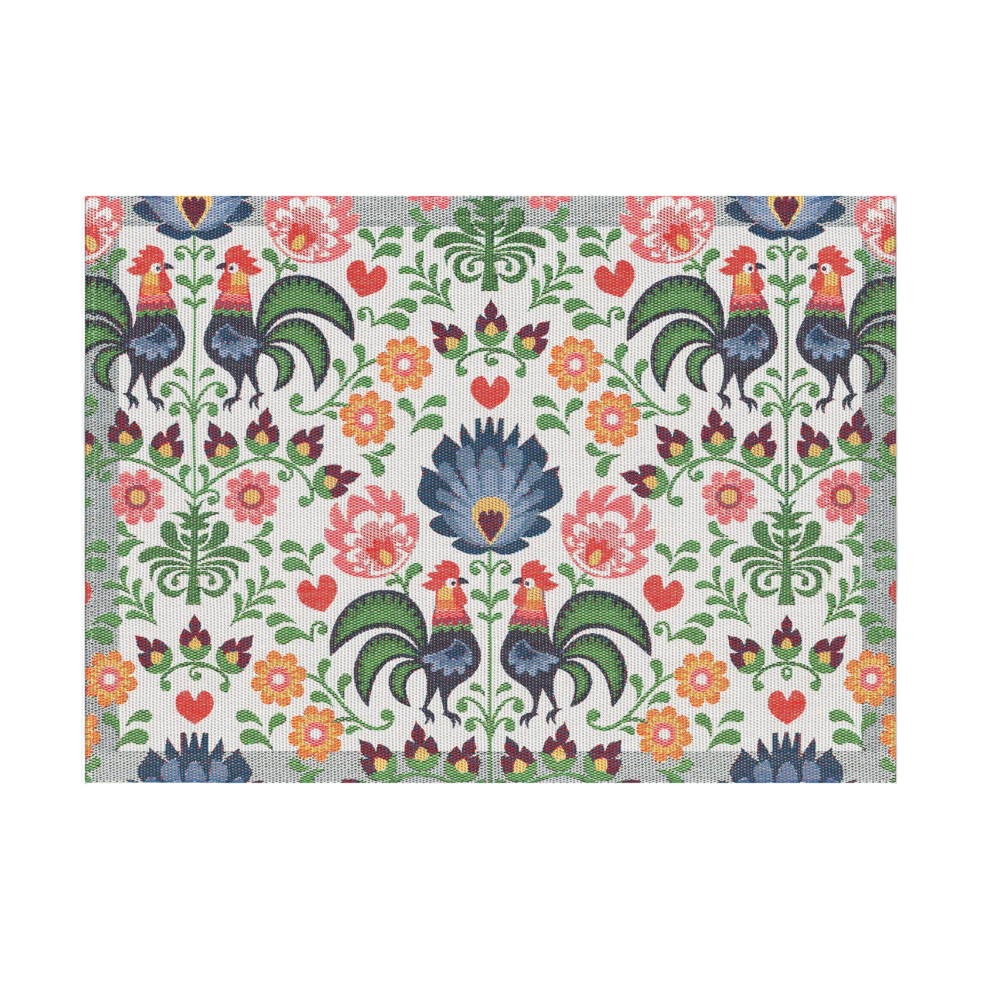 Ekelund Linneväveri Set de table Rooster cm Multi