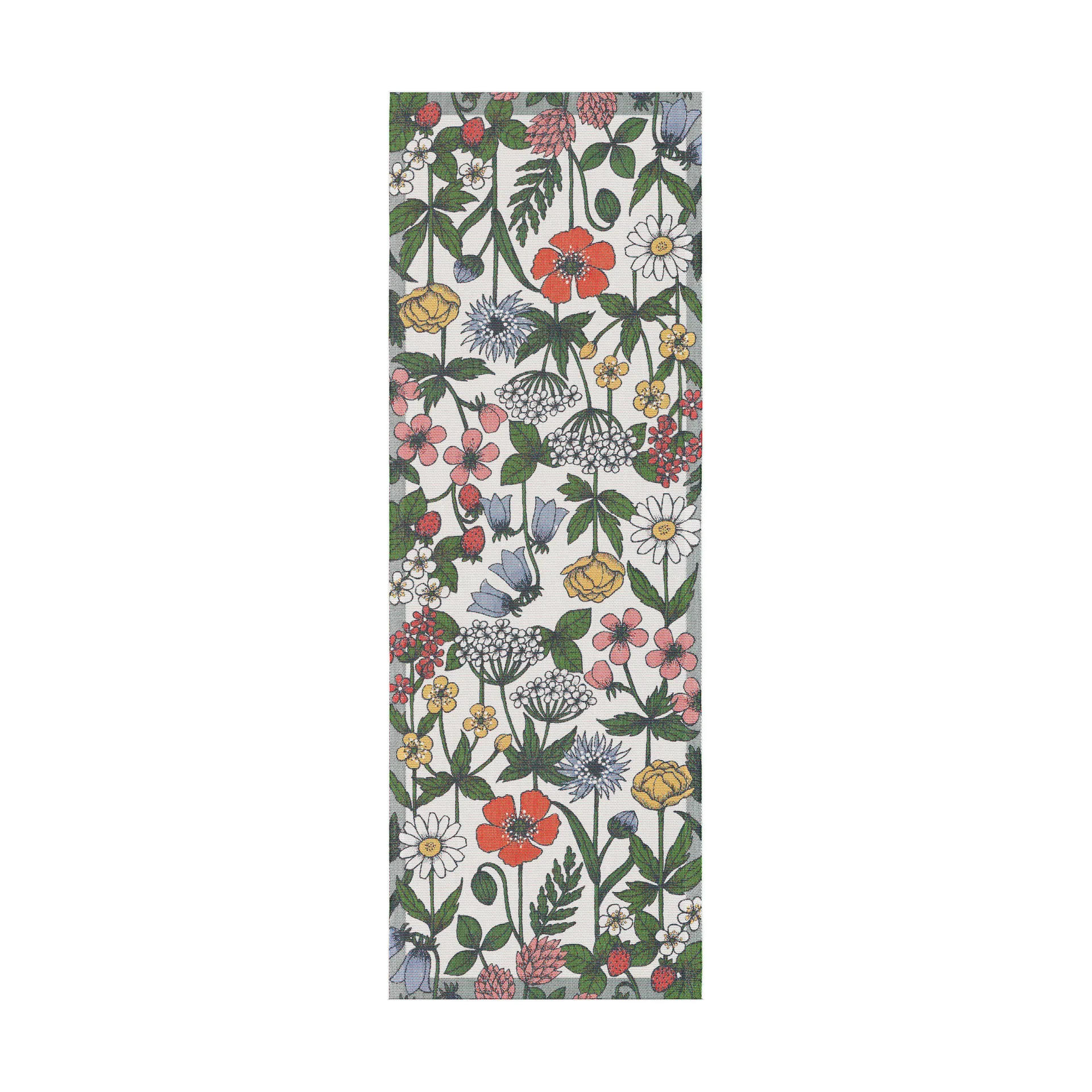 Ekelund Linneväveri Vildblommor bordløber 35x100 cm Flerfarvet