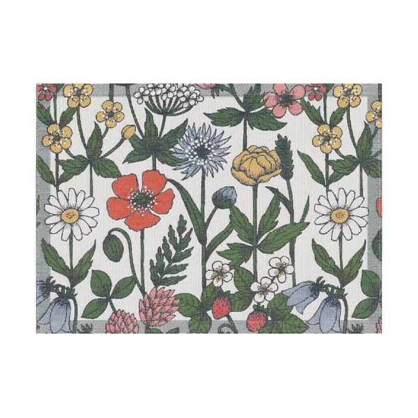 Vildblomster bordstablett 35x48 cm, Multi