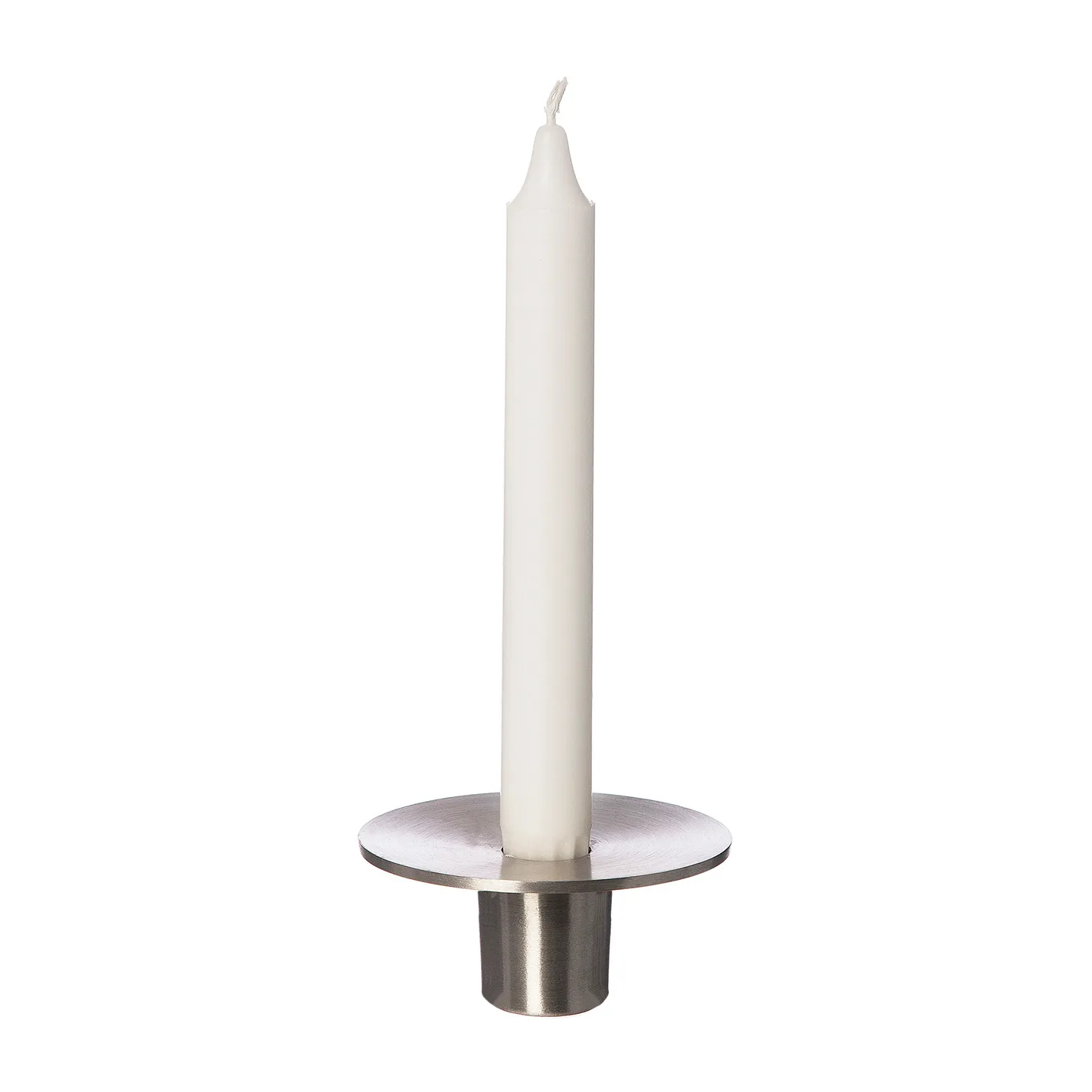 ERNST Bougeoir Ernst Aluminium brossé Ø9,2 cm 4 cm