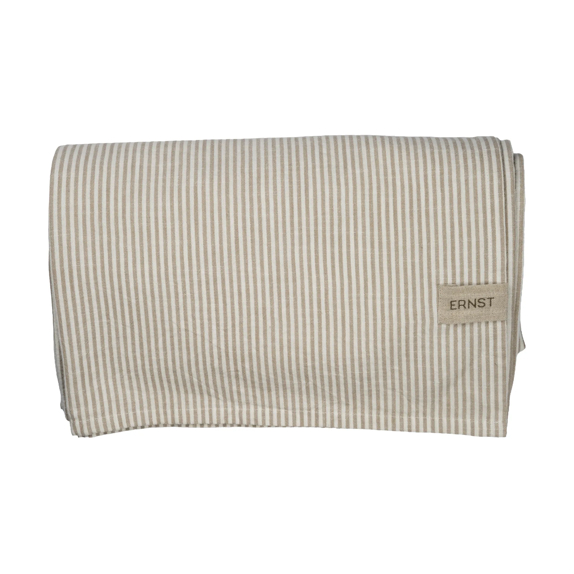 ERNST Ernst borddug smalle striber 145x300 cm Beige-hvid