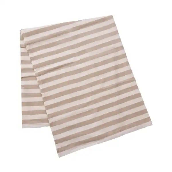 Ernst bordsduk randig 145x240 cm, Beige