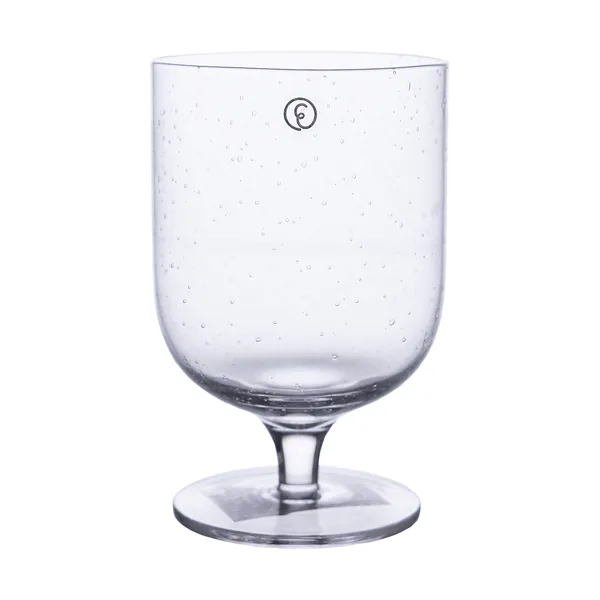 Ernst dricksglas på fot bubbligt glas 30 cl 2-pack, Klar
