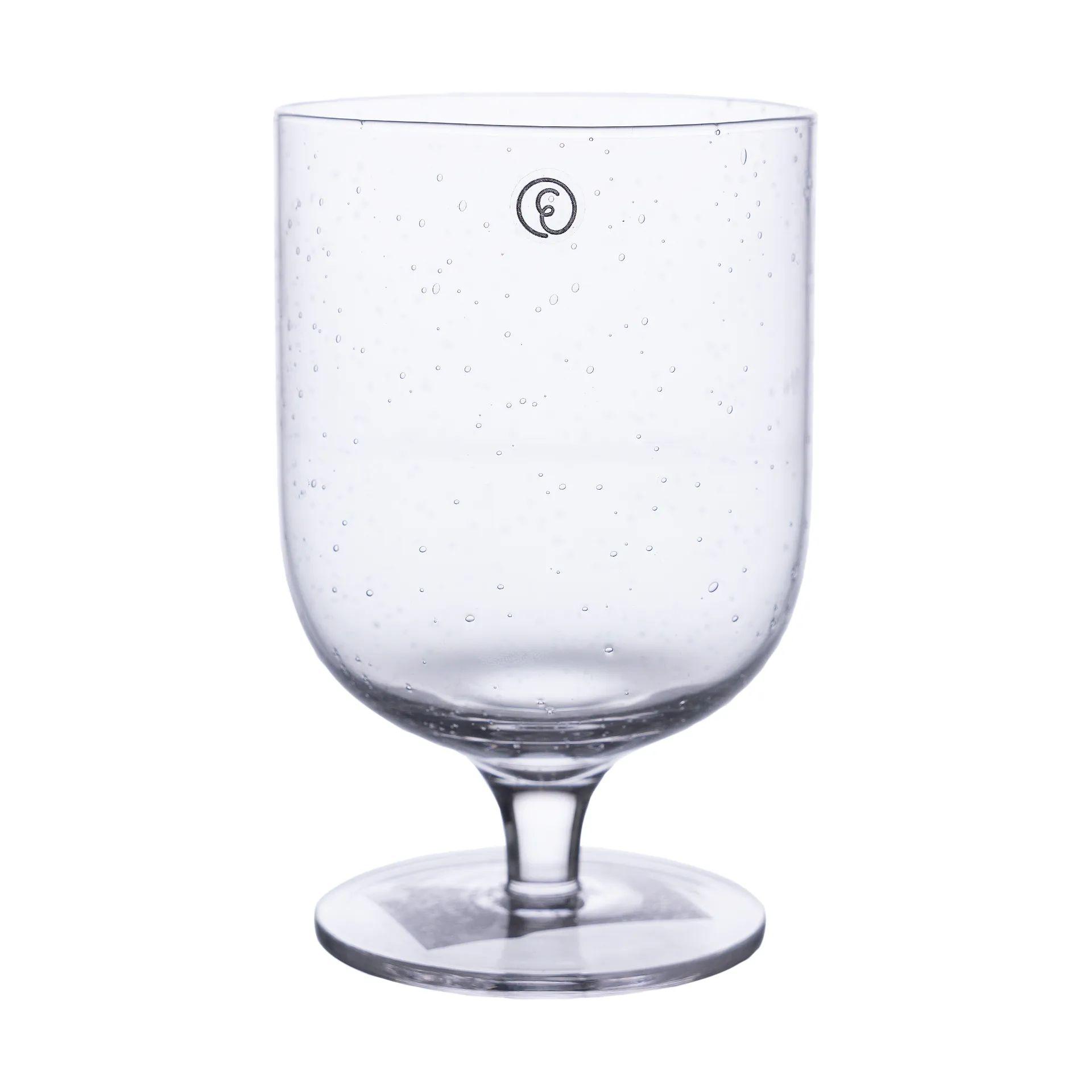 ERNST Ernst drikkeglas på fod boblet glas 30 cl 2-pak Klar