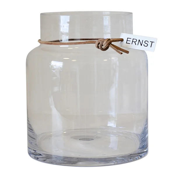 Ernst glasvas H18 cm Ø 12,5 cm, klar