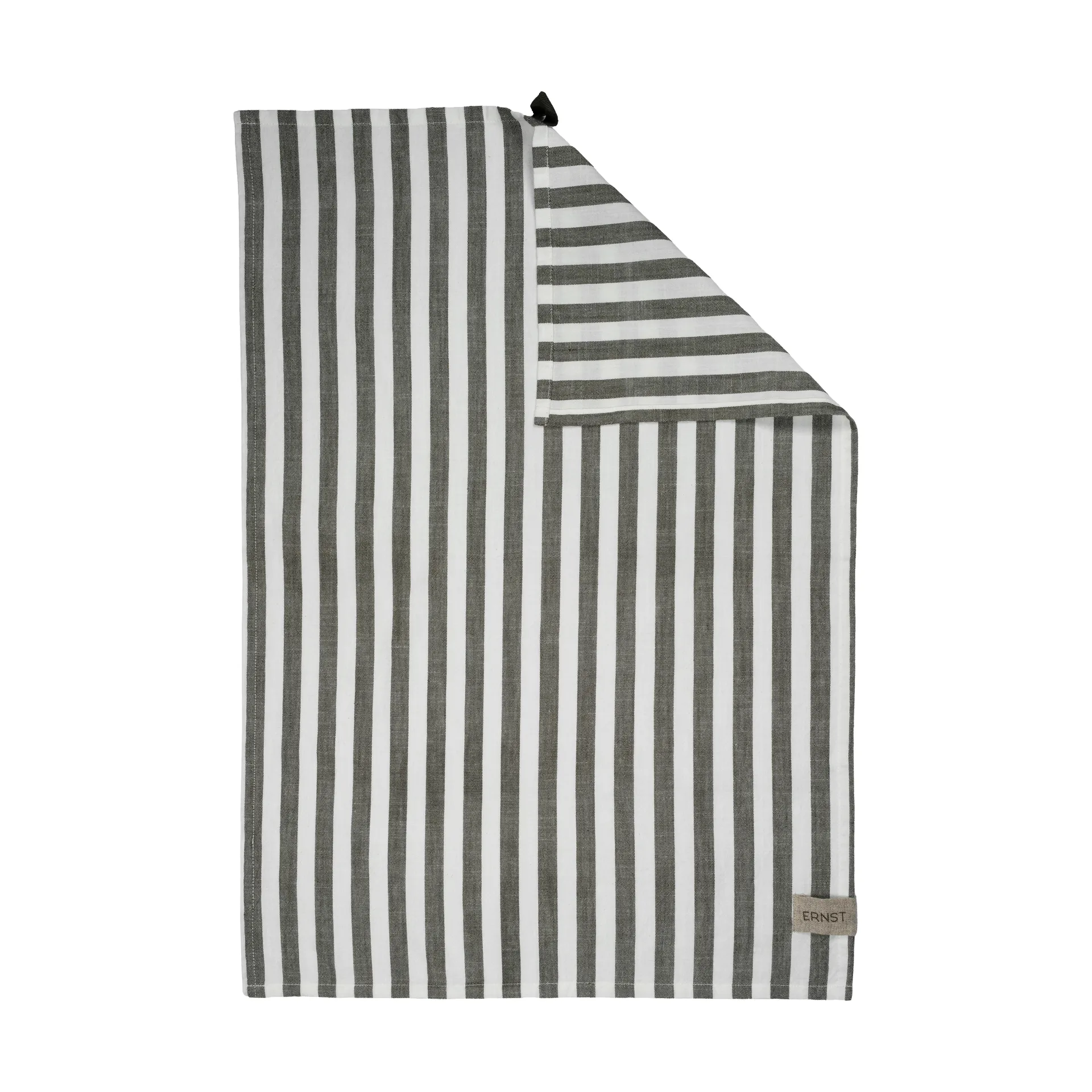 ERNST Ernst køkkenhåndklæde bredstribet 47x70 cm Salvie-hvid