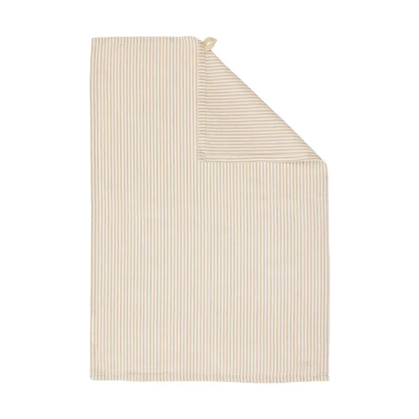Ernst kökshandduk smalrandig 47x70 cm, Beige