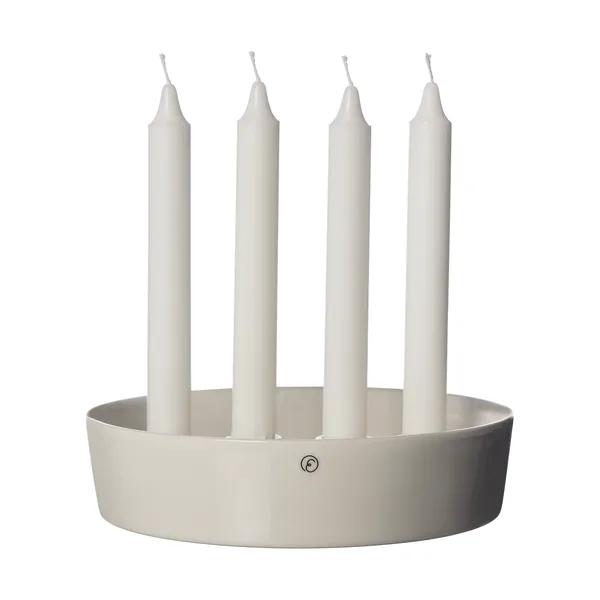 Ernst ljusskål adventsljusstake Ø18 cm, Glaserad
