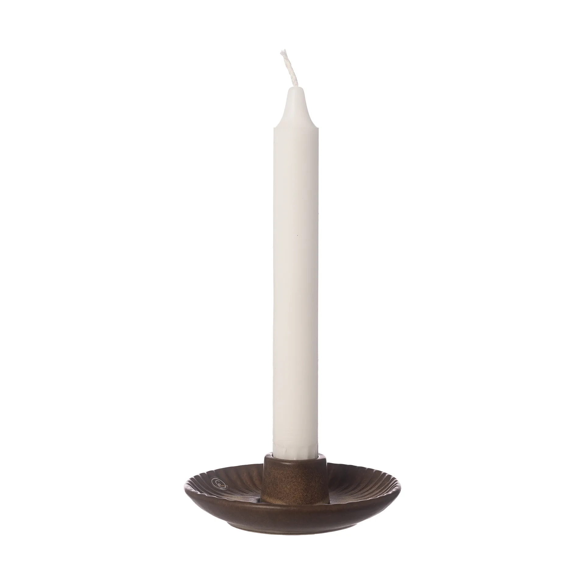 ERNST Ernst ljusstake &Oslash;10,5x3,5 cm Brun-beige
