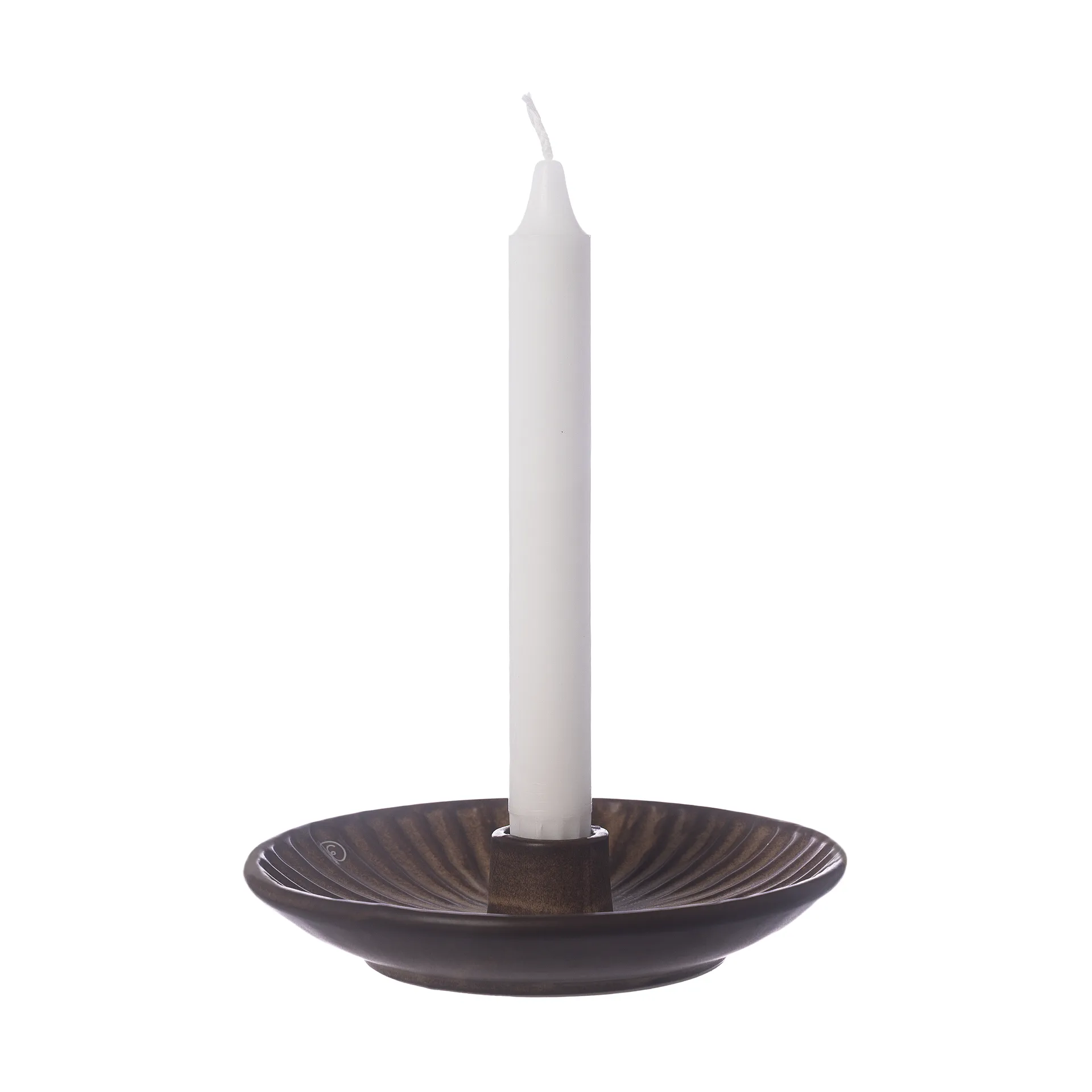 ERNST Ernst ljusstake &Oslash;16x3,5 cm Brun-beige