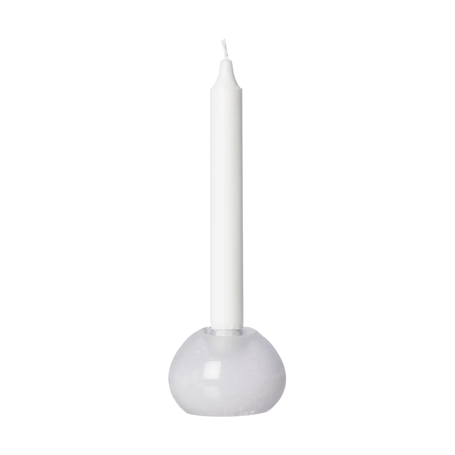 ERNST Ernst ljusstake glas &Oslash;7,5 cm Vit