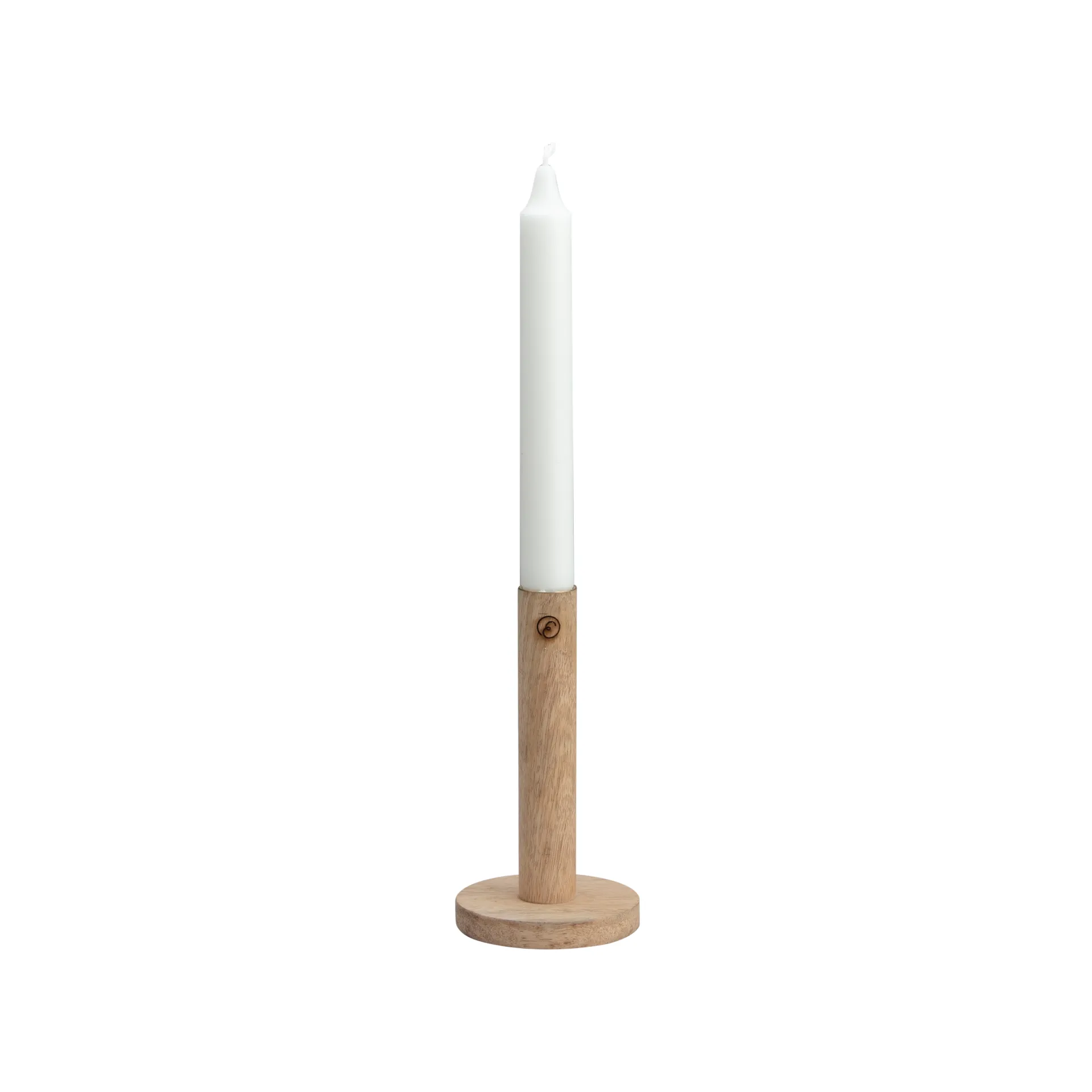 ERNST Ernst ljusstake i tr&auml; 15 cm Natur