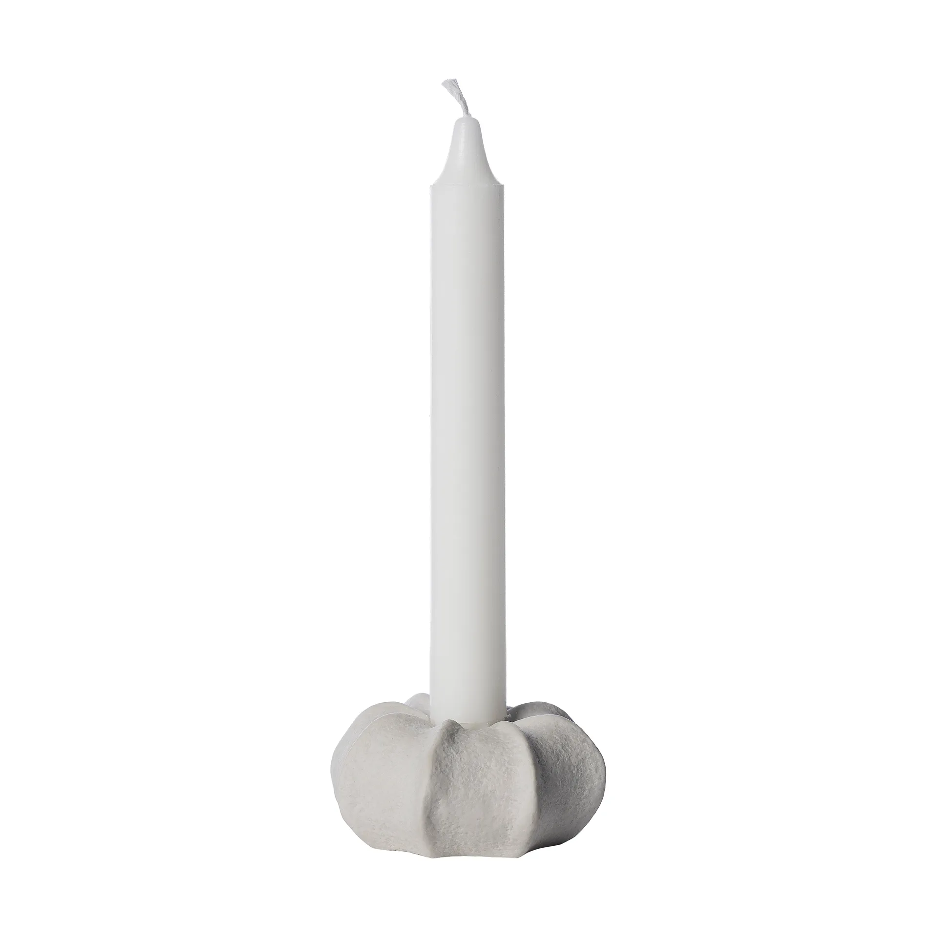 ERNST Ernst ljusstake stengods &Oslash;7,5 cm Naturvit