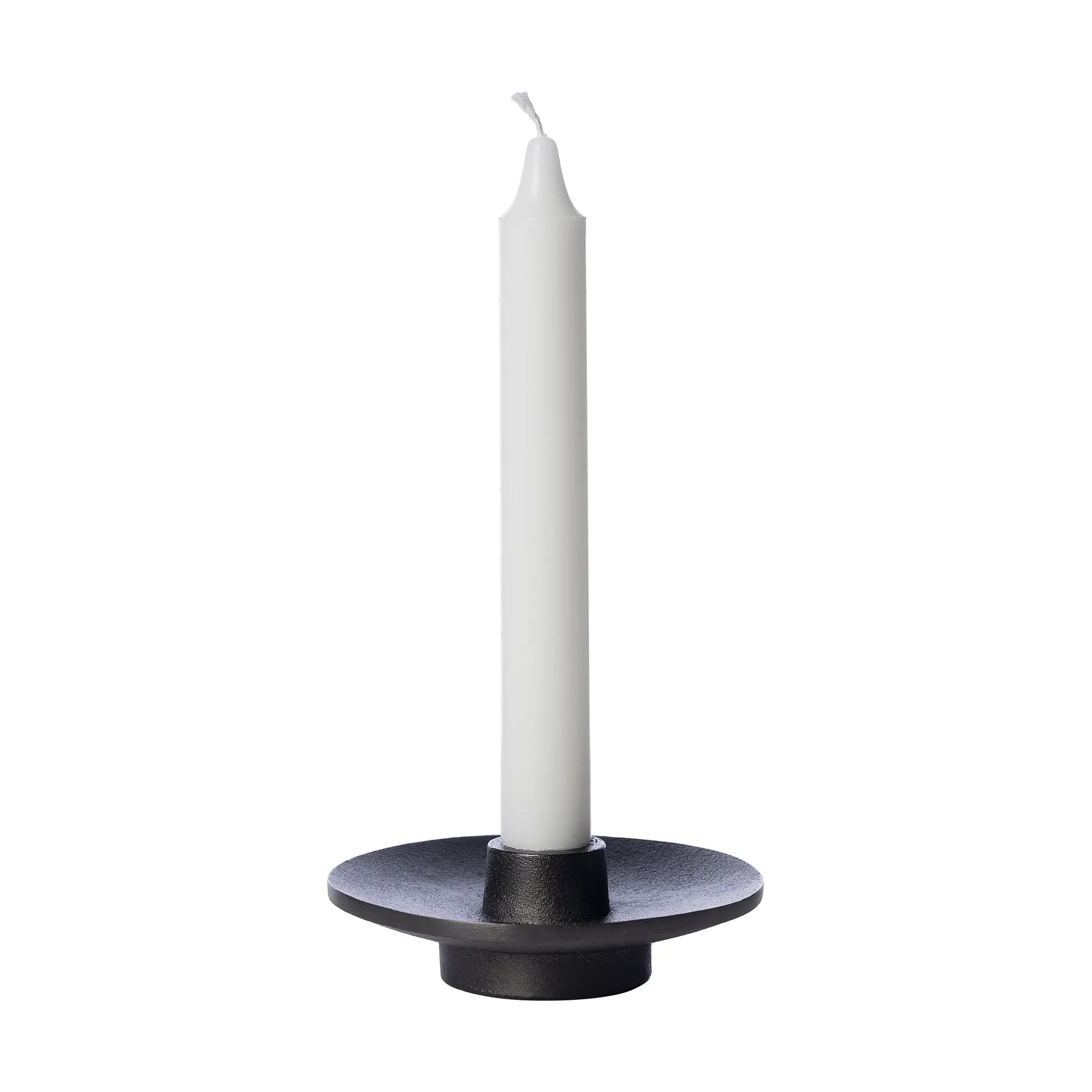 ERNST Ernst lysestage aluminium &Oslash;12 cm Sort