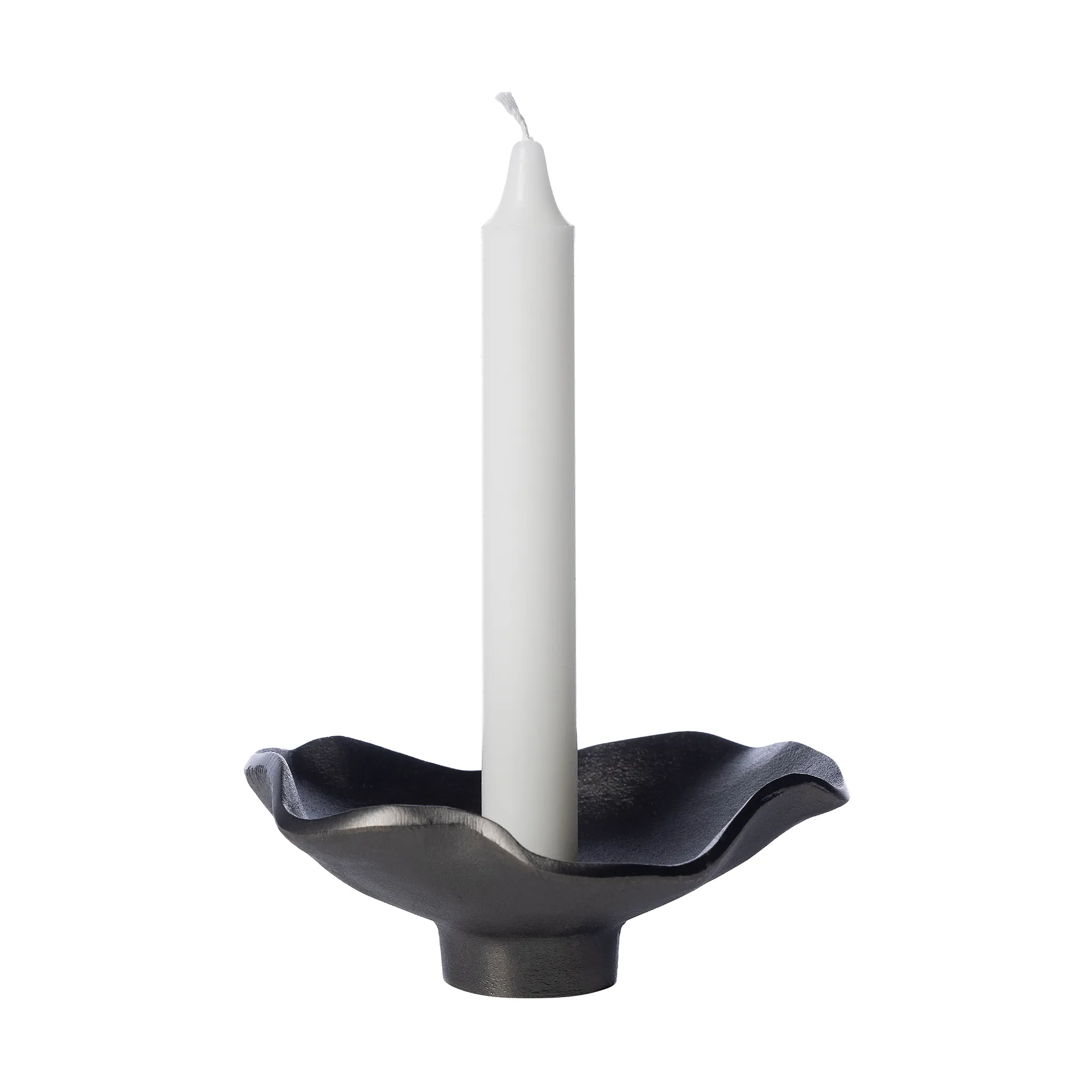 ERNST Ernst lysestage sort aluminium &Oslash;14 cm