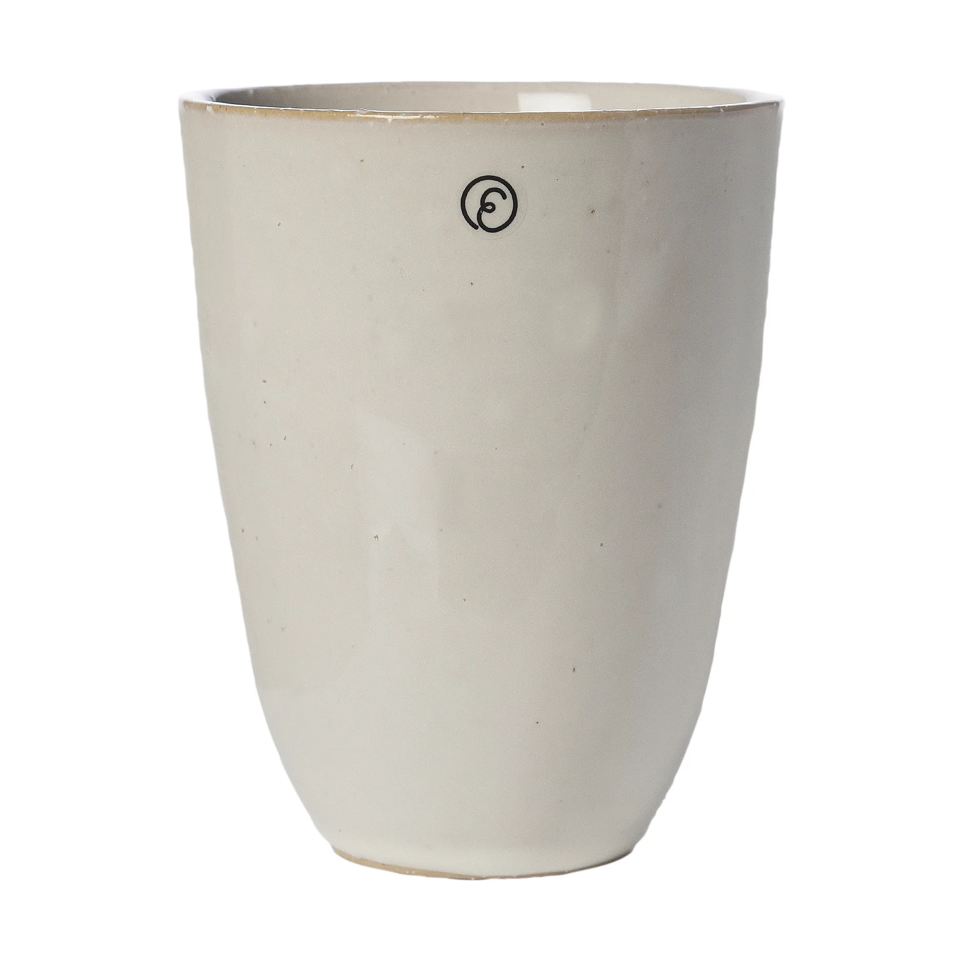 ERNST Ernst mugg utan &ouml;ra 11,5 cm Naturvit