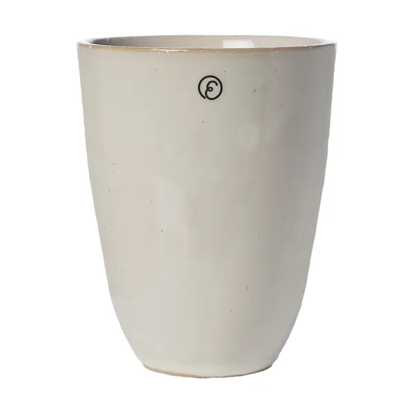 Ernst mugg utan öra 11,5 cm, Naturvit