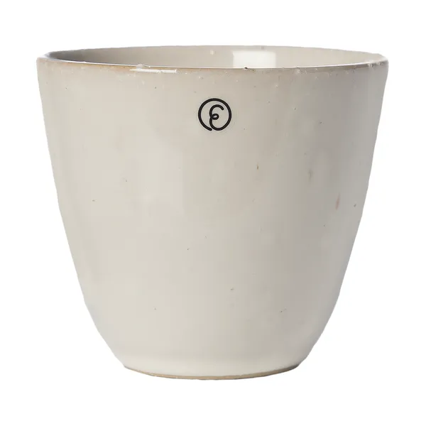 Ernst mugg utan öra 8 cm, Naturvit