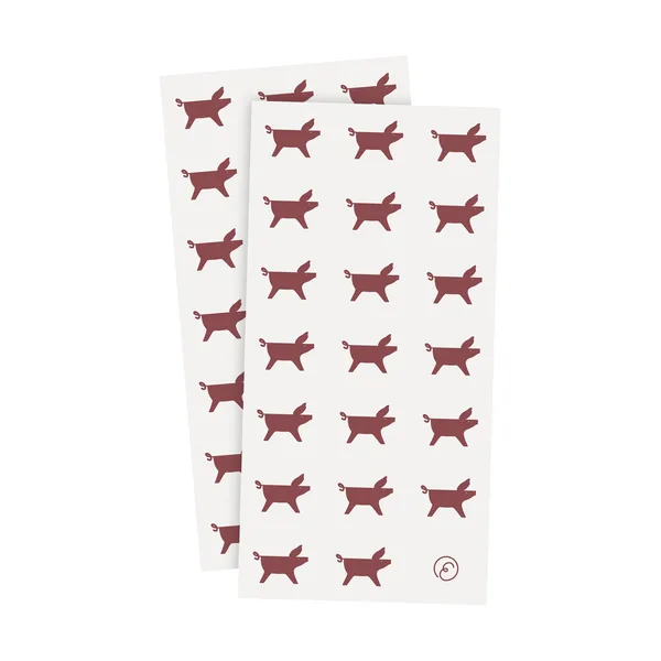 Ernst servett julgris 10x20 cm 20-pack, Vit