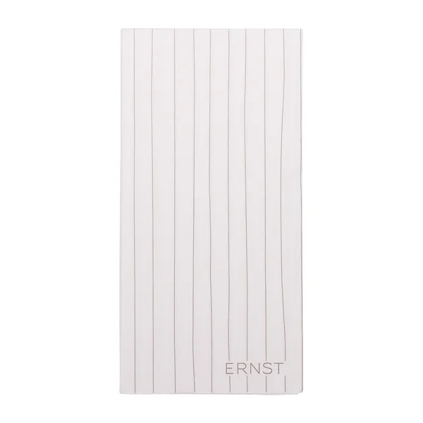 Ernst servett randig 10x20 cm 20-pack, Vit