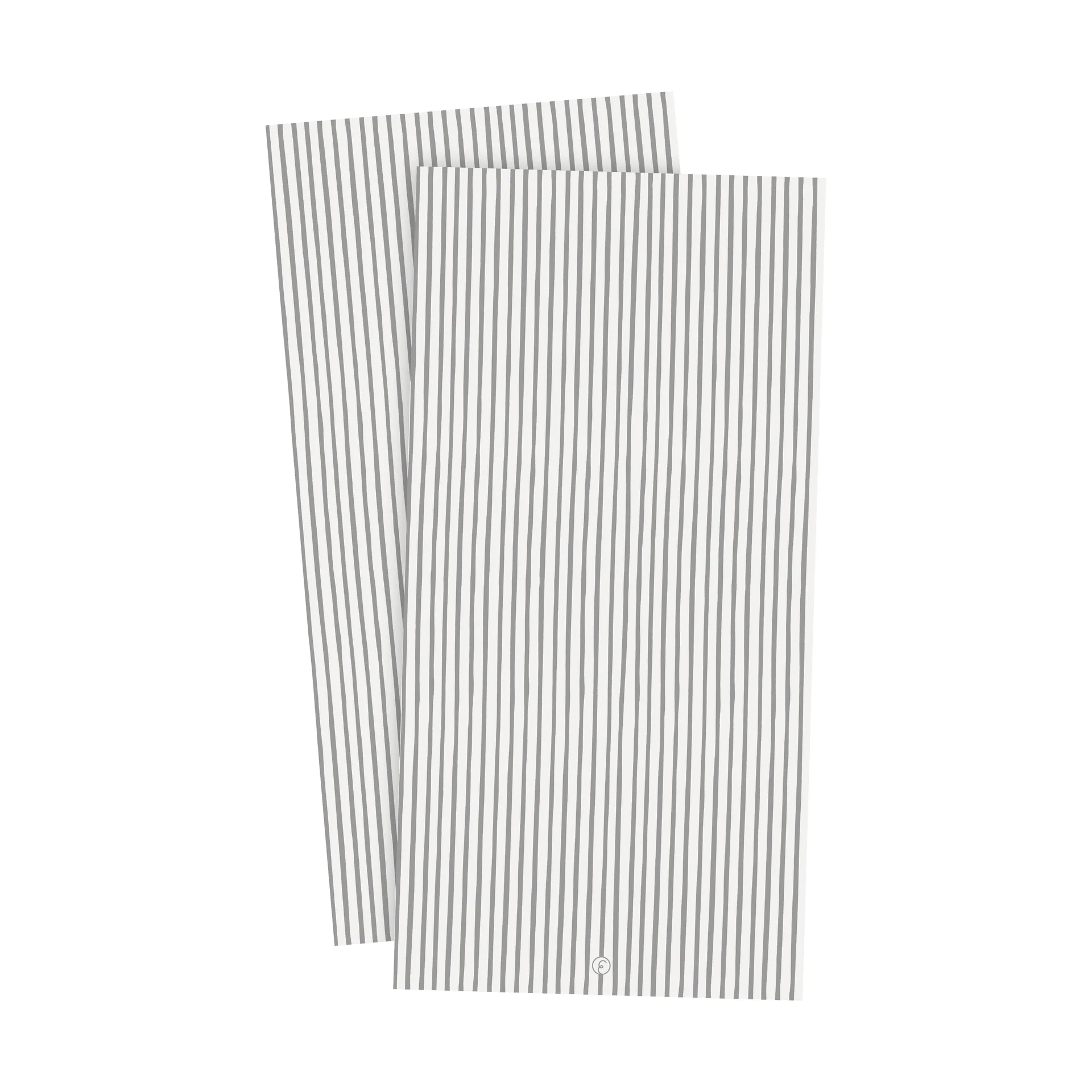 ERNST Ernst serviet stribet 10x20 cm 20-pak Hvid-grå stribe