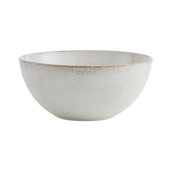 Ernst skål i keramik vit, Ø17 cm