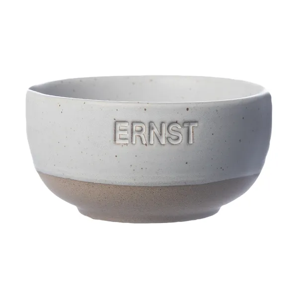Ernst skål, Vit-natur botten, Ø8 cm