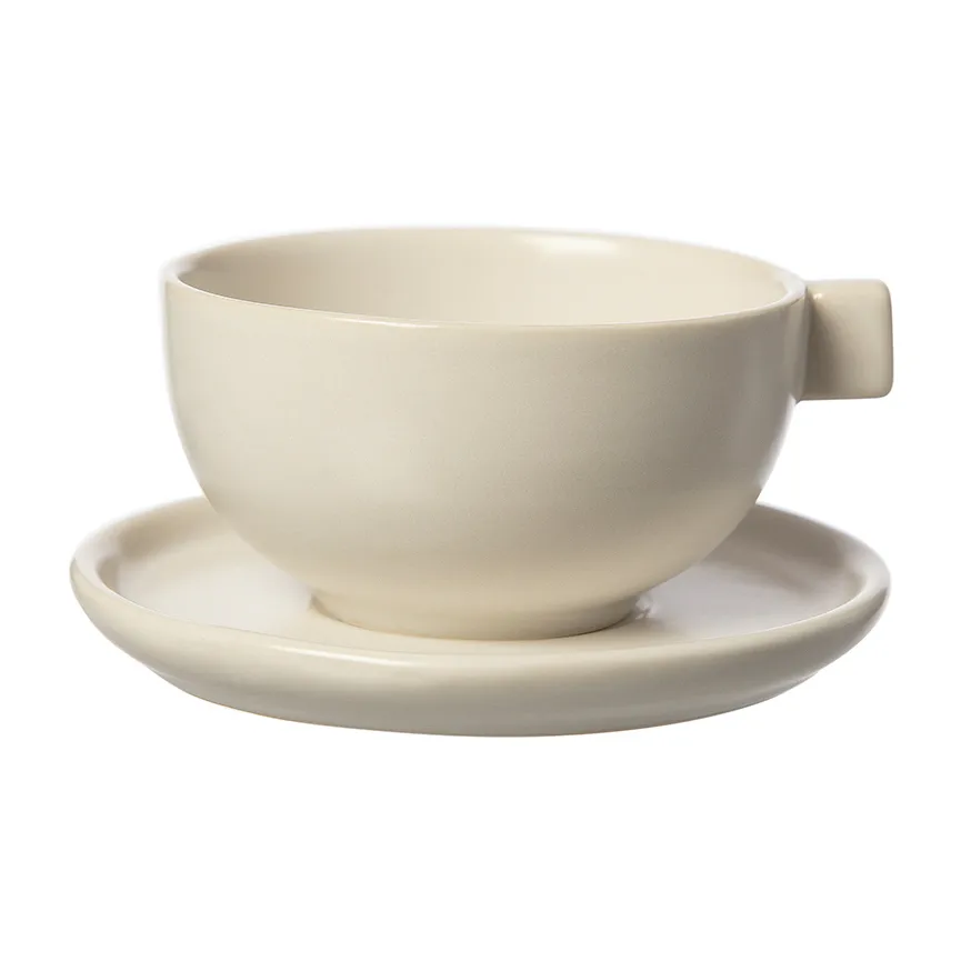 ERNST Ernst tekop med underkop 7,5 cm Hvid sand