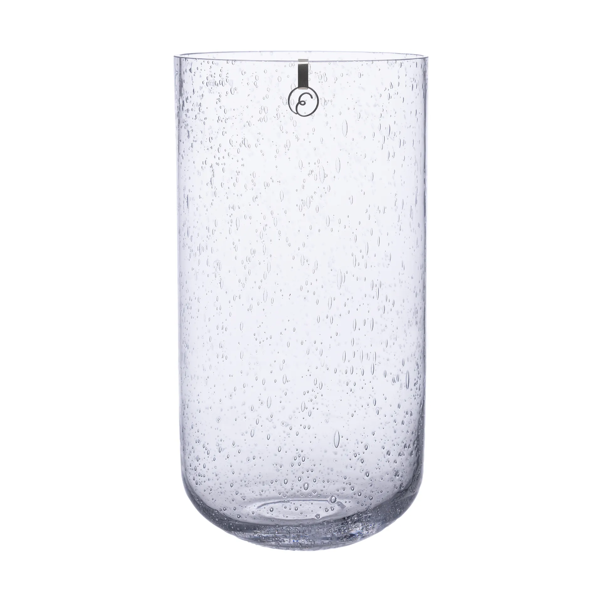 ERNST Ernst vas bubbligt glas 25 cm Klar