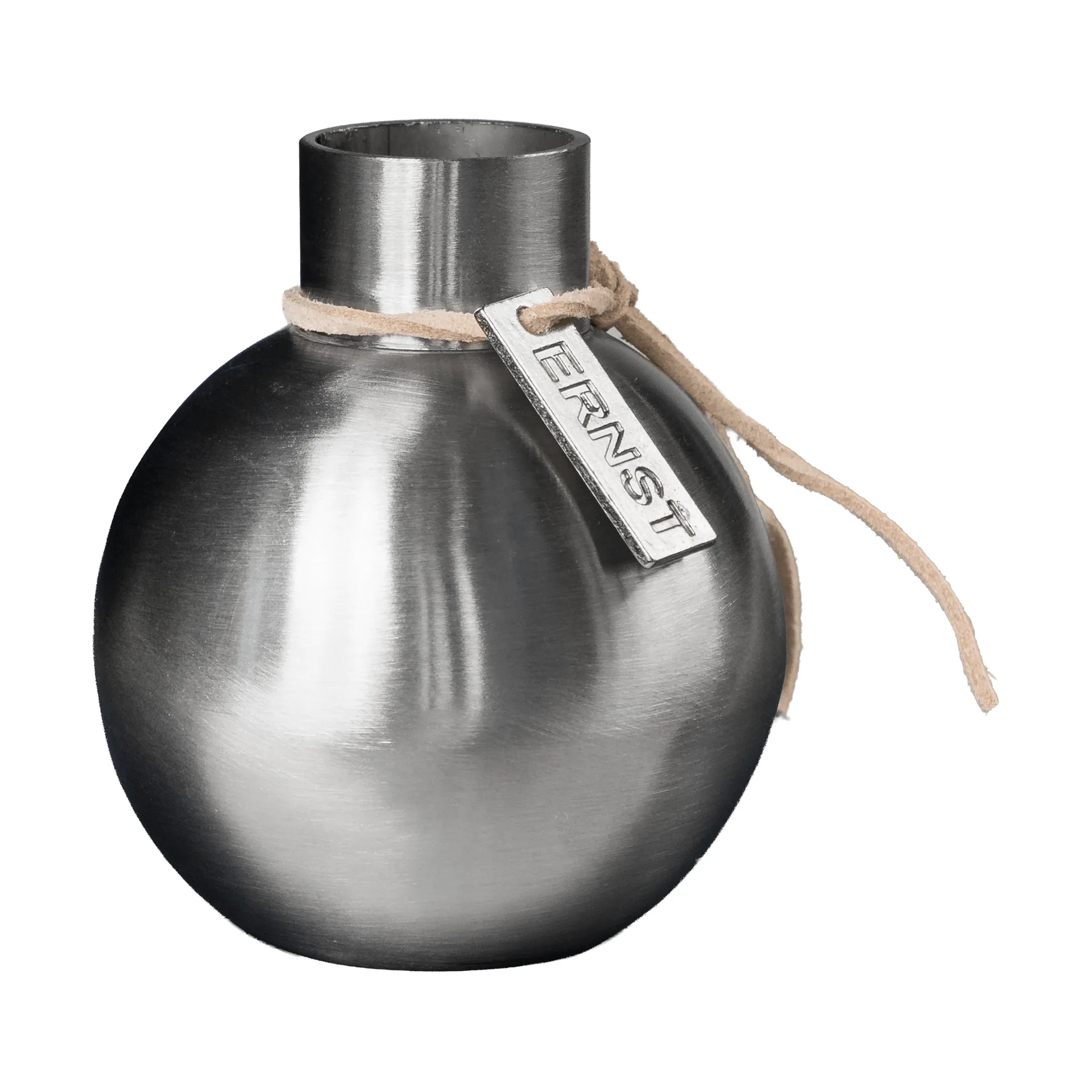 ERNST Ernst vase en acier brossé Ø5,5x7 cm