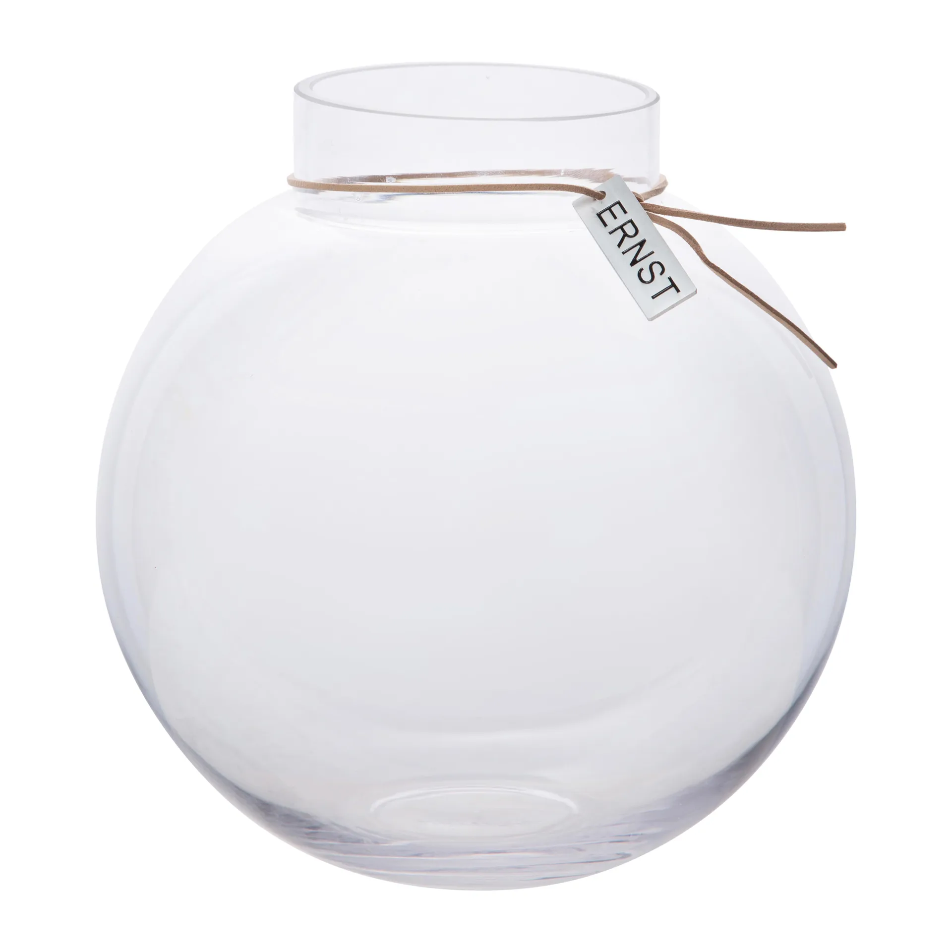 ERNST Ernst vase en verre H Ø transparent