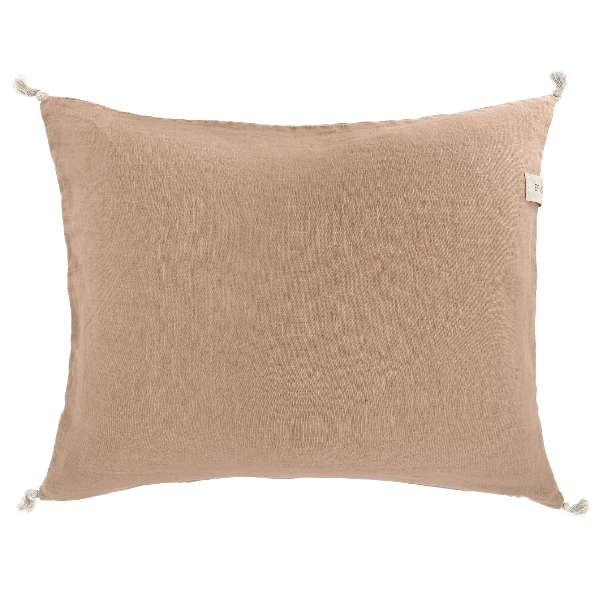 ERNST Housse de coussin avec glands Ernst cm Muscade