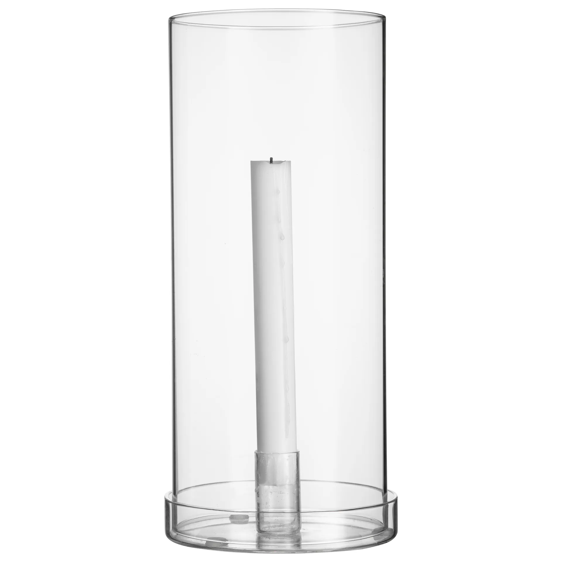 ERNST Photophore en verre pour bougie Transparent