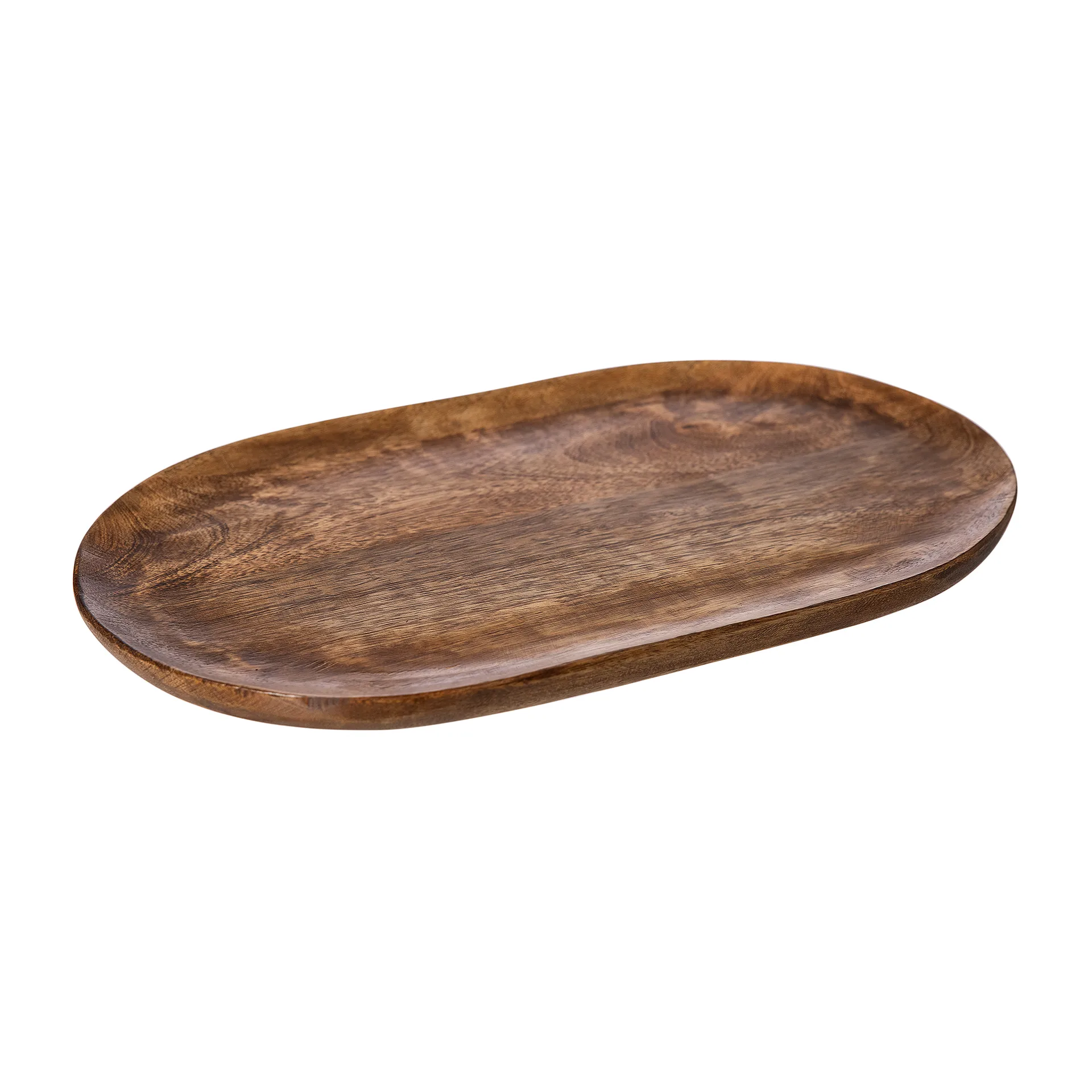 ERNST Plateau oval Ernst cm Marron